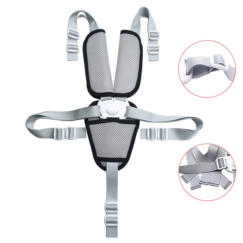 Safety Belt Crotch Shoulder Protector For Baby Pram Chair Car Stroller Universal Adjustable Quality Fabric Bebe Accessories