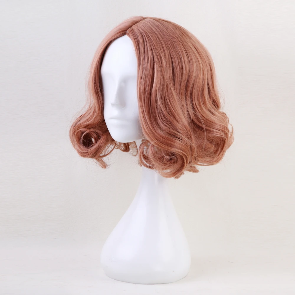 Парик для косплея Хару Окумура Persona 5 костюм на Хэллоуин короткие вьющиеся волосы