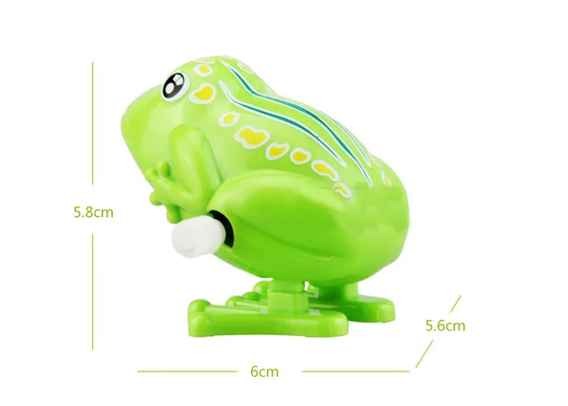 

present animal plastic pull toy Winding Toy Chain On The Jumping Nostalgic Classic Toys Children Must Present Animal Plastic