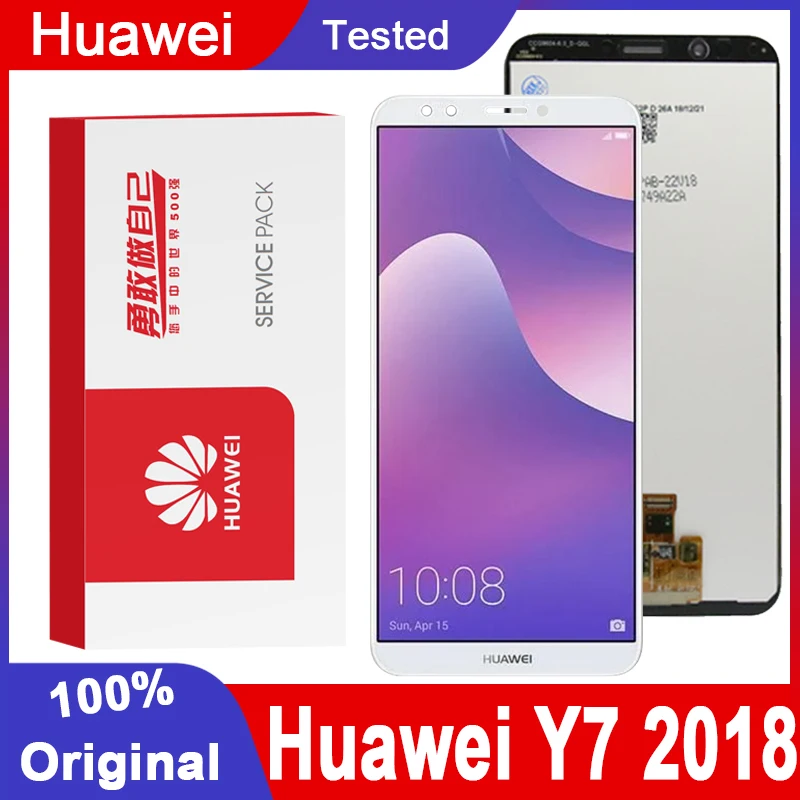 ЖК дисплей 5 99 ''для Huawei Y7 2018 Pro с сенсорным экраном и дигитайзером в сборе для
