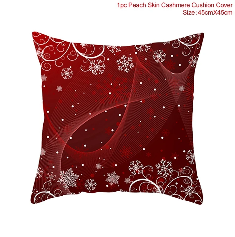red style 23 QIFU Merry Christmas Наволочка украшения Рождественские украшения для дома Navidad Natal Noel новогодние подарки - Цвет: red style 23