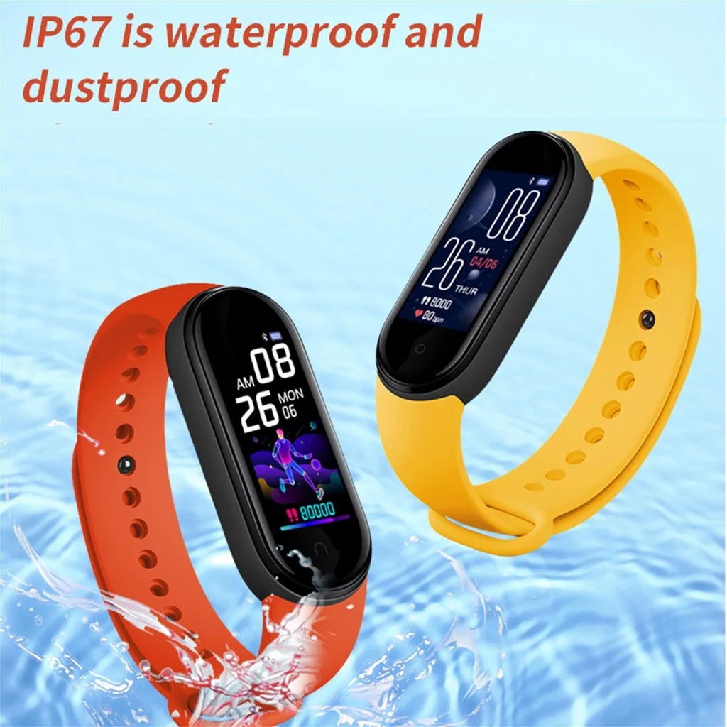 

M5 Ban Smart Watch Men Woman Smartwatch Blood Pressure Heart Rate Monitor Fitness Bracelet Smart Watch For Apple Xiaomi Android