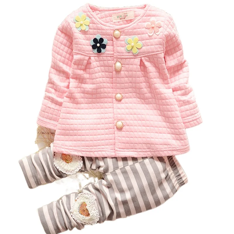 Новый весенний костюм с цветочным рисунком пальто длинным рукавом и брюки