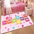 Коврик hopски в стиле хоп и счетчик-забавный и образовательный прочный тканый нескользящий напольный ковер Детский напольный игровой коврик в подарок