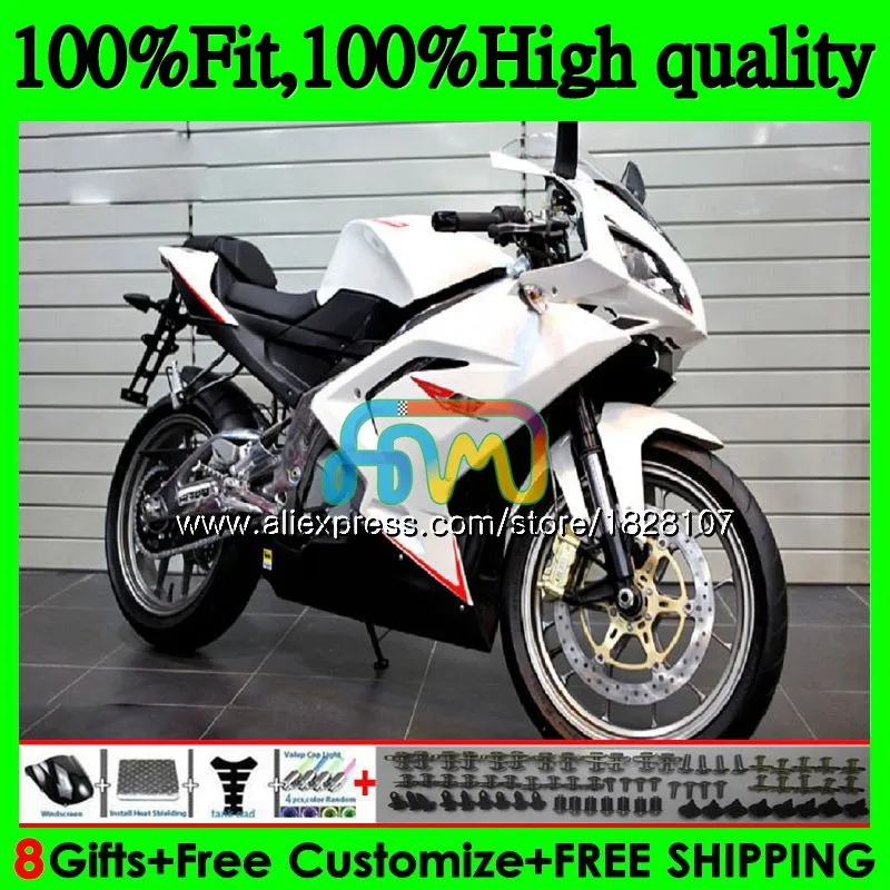 

Injection For Aprilia RS-125 Gloss white RS125 06 07 08 09 10 11 61BS.57 RS4 RSV125 RS 125 2006 2007 2008 2009 2010 2011 Fairing
