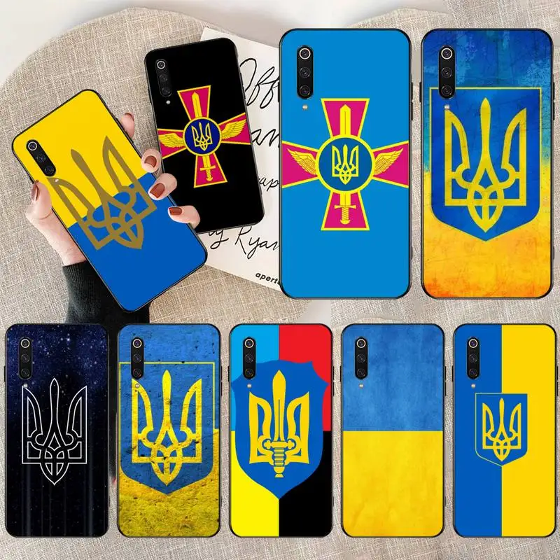 PENGHUWAN украинский флаг DIY окрашенный блестящий чехол для телефона Xiaomi Mi9 9SE 8SE Pocophone