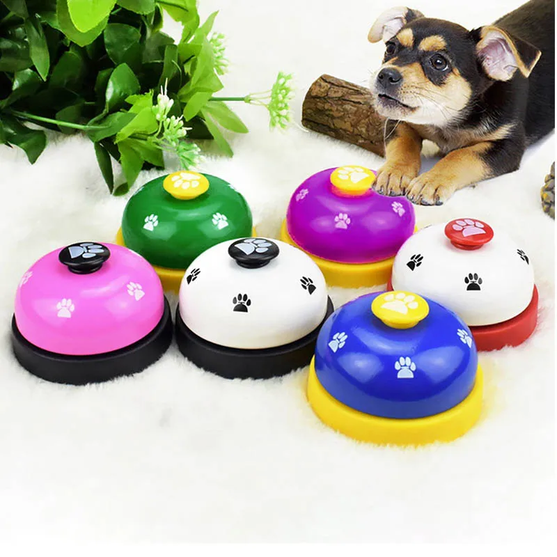 Pet Call Bell Dog Toys IQ Training Cat Feeding Ringer Educational Toy Pets Interactive Eating Food Feeder |