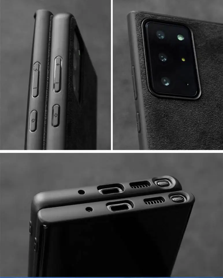 Роскошный чехол из алькантары для Samsung Galaxy S21 Plus 5G S22 Ultra S20 кожаный Z-Flip замшевый