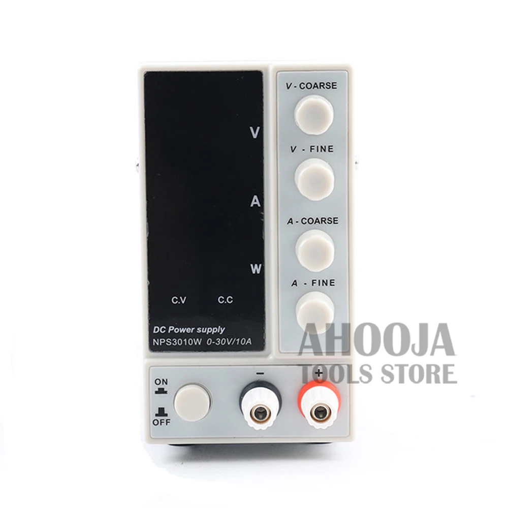 NPS3010W три-окна Дисплей Мини DC Питание 30V 10A одновременно Дисплей s Напряжение тока и Мощность лаборатории Тесты
