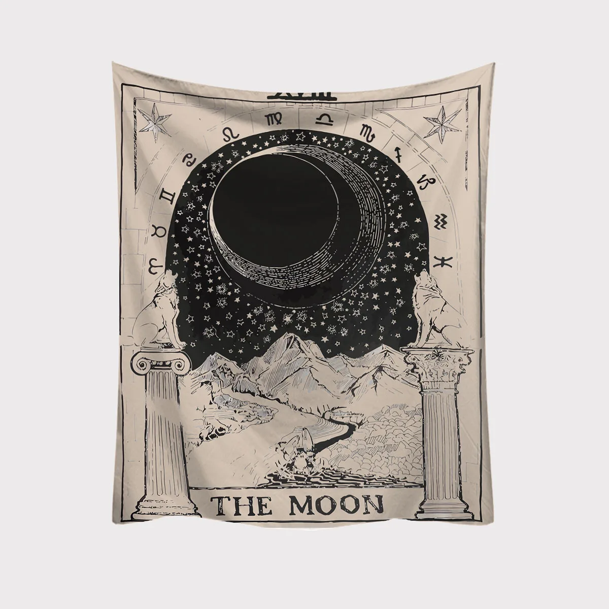 

Mandala Tapestry Wall Hanging Witchcraft Hippie Beach Throw Rug Carpet Sun Moon Tapestries Bohemian Home Art Psychedelic Decor