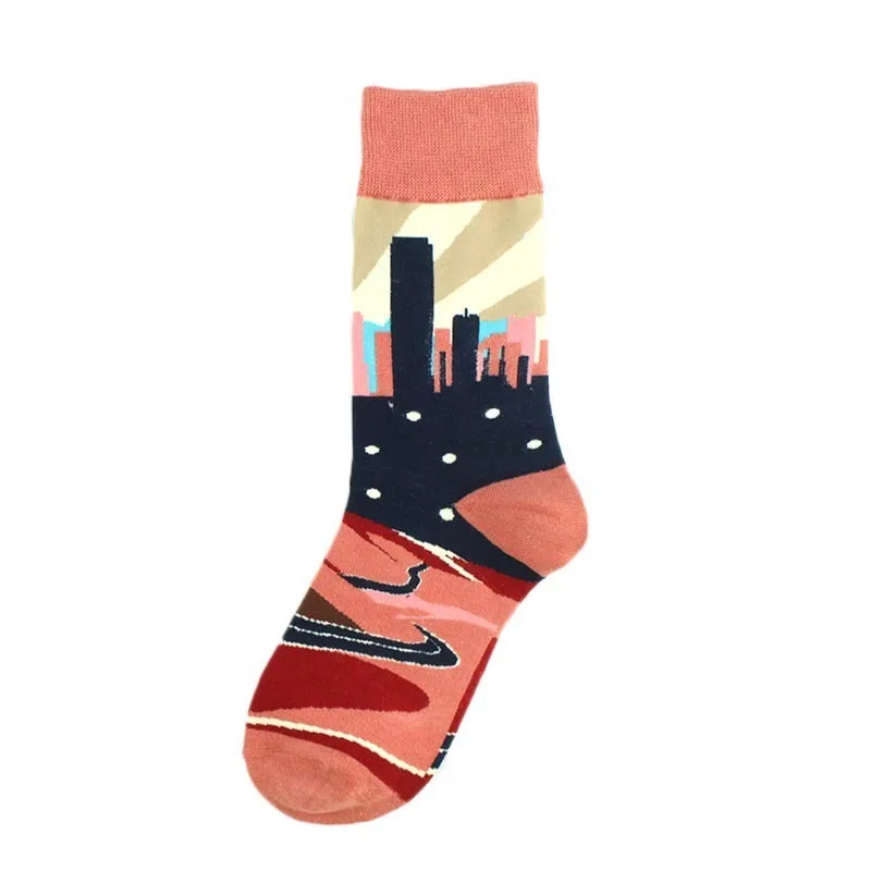 CHAOZHU аниме мультфильм Прохладный fancies повседневное harajuku calcetines хип хоп счастливые мужские носки sokken Японский Манга скейтборд танец