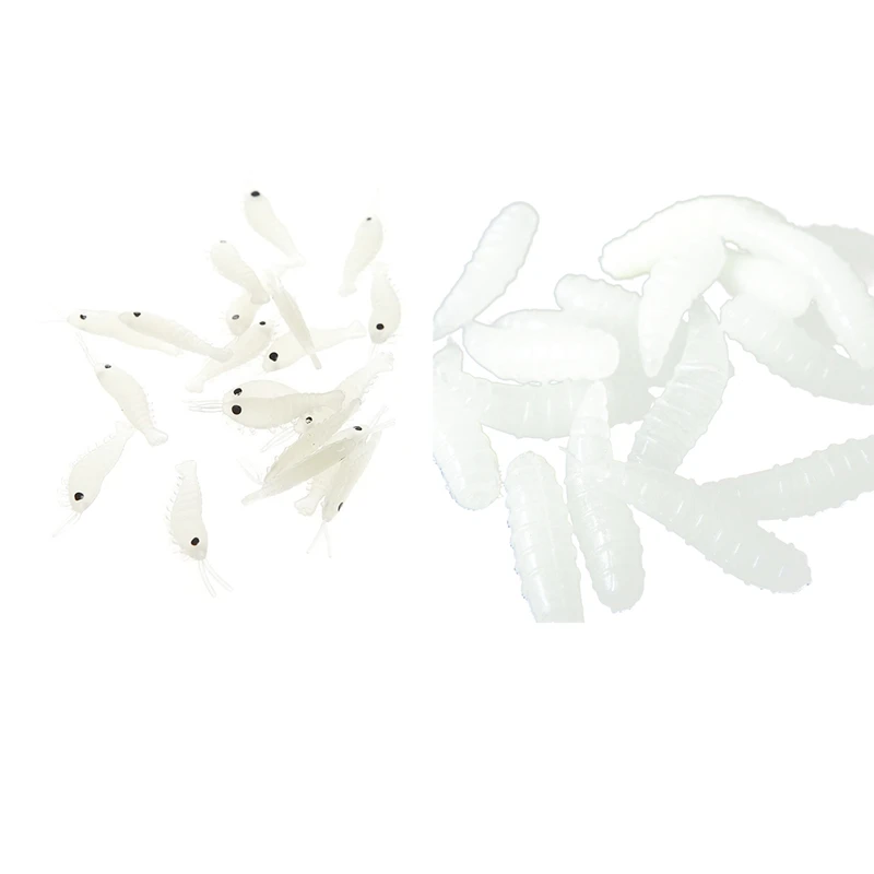 70 шт. искусственная рыболовная приманка бионические Креветки мягкие приманки