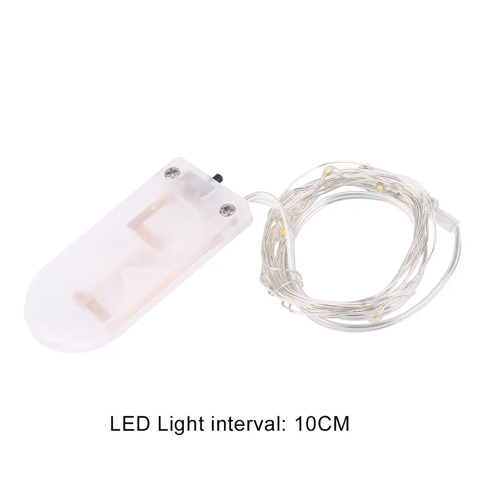 

1Meter 10 led LED Copper Wire String Lights Lamp New Year Christmas Decorations for Holiday Christmas Wedding Party Hot Sale