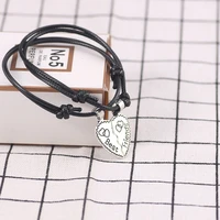 best friend bracelet for women men heart shaped multiple styles pendant adjustable bracelets jewelry gift