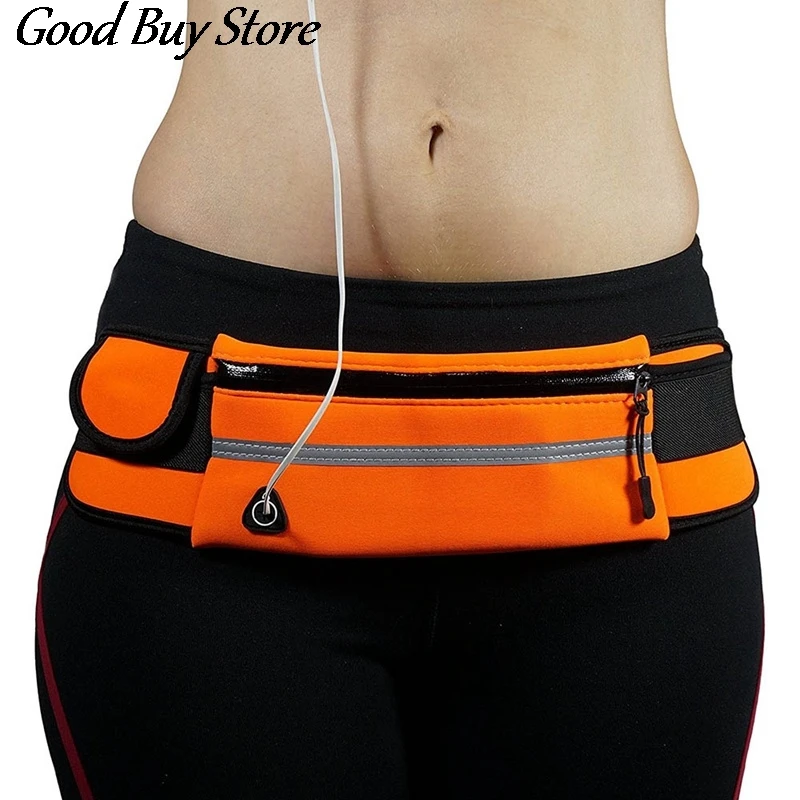 

Outdoor Sports Pockets Running Fitness Bag Jogging Cycling Running Waist Bags Fashion Women Mobile Phone Pouch Purse Waterproof