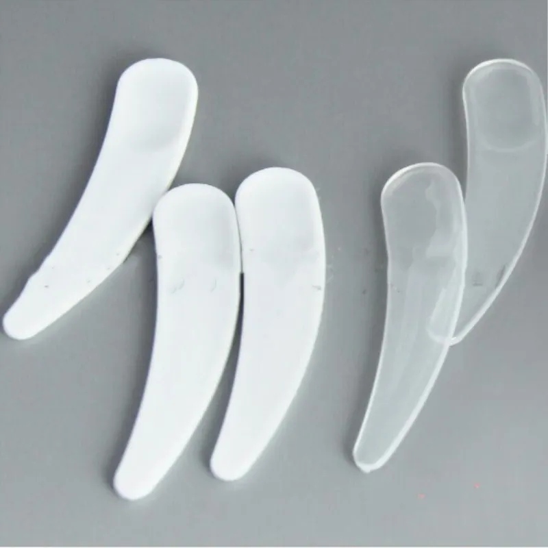 

100pcs/lot Mini Cosmetic Spatula Scoop Disposable Mask White Plastic Spoon Makeup Tool Transparent DIY Mask Mud Mixing Tool