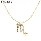 DPLAOPA 100% Серебро 925 пробы Золотой скорпион кулон красочный Лев Длинная цепочка ожерелье созвездия Дева 2022 женские свадебные украшения