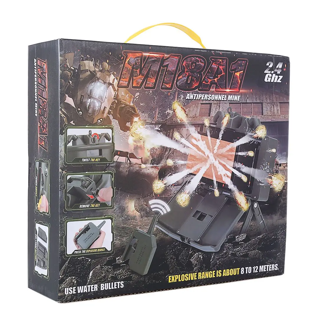 

Electric Remote Control Water Beads Clip Water Bullet Ball Bomb Outdoor CS Equipment - Green