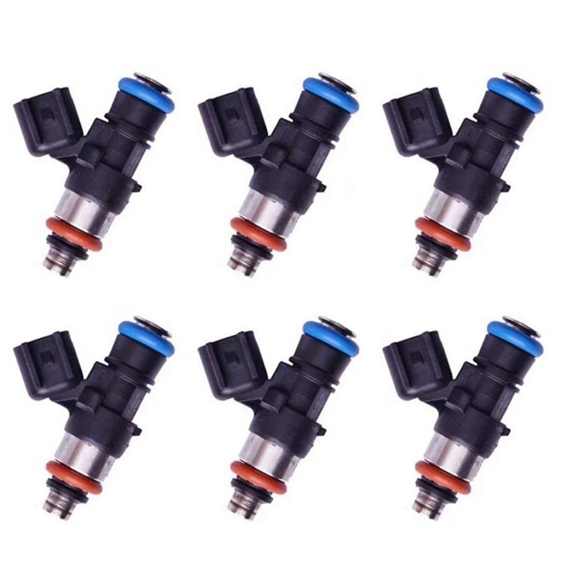 

NEW-6Pcs/Lot Fuel Injector Nozzle for Ford Edge Explorer Flex Mustang 3.5L-3.7L Lincoln MKT MKX Continental 3.7L 0280158191