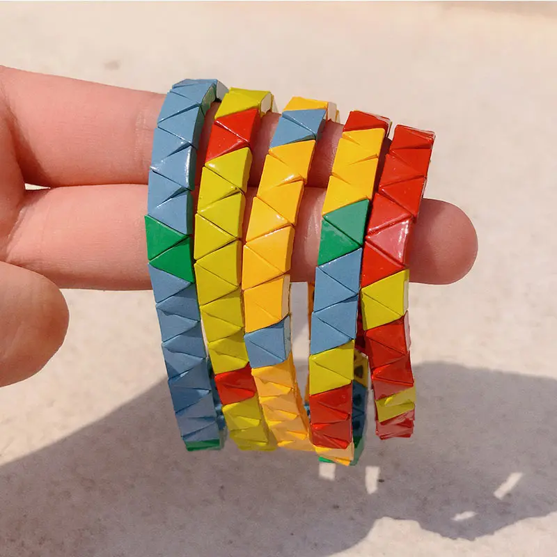 JJFOUCS Hot Sale New Stacking Enamel Colour Unisex Bracelets Colorful Fashion Bangles for Men Friendship Bracelet Femme 2019 | Украшения и