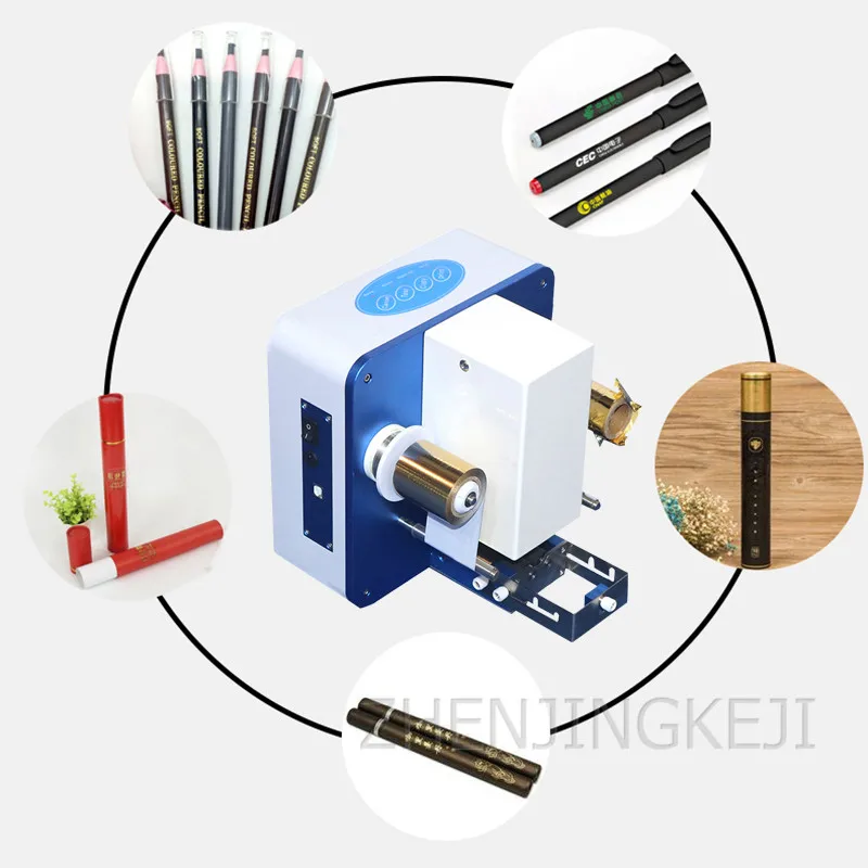 

Cylinder Bronzing Machine Test Tube Hot Stamping Machine Round Tube Printer Advertising Pen Spray Glue Logo Bronzing Machine