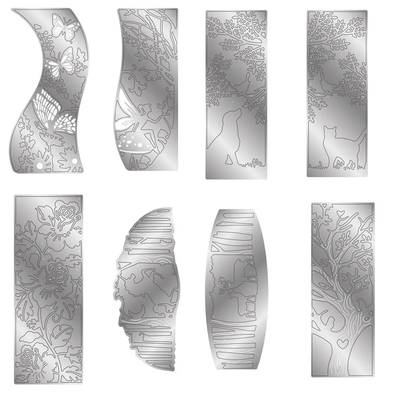 Металлические штампы в классическом стиле 4 формы для вырезания форма карточек