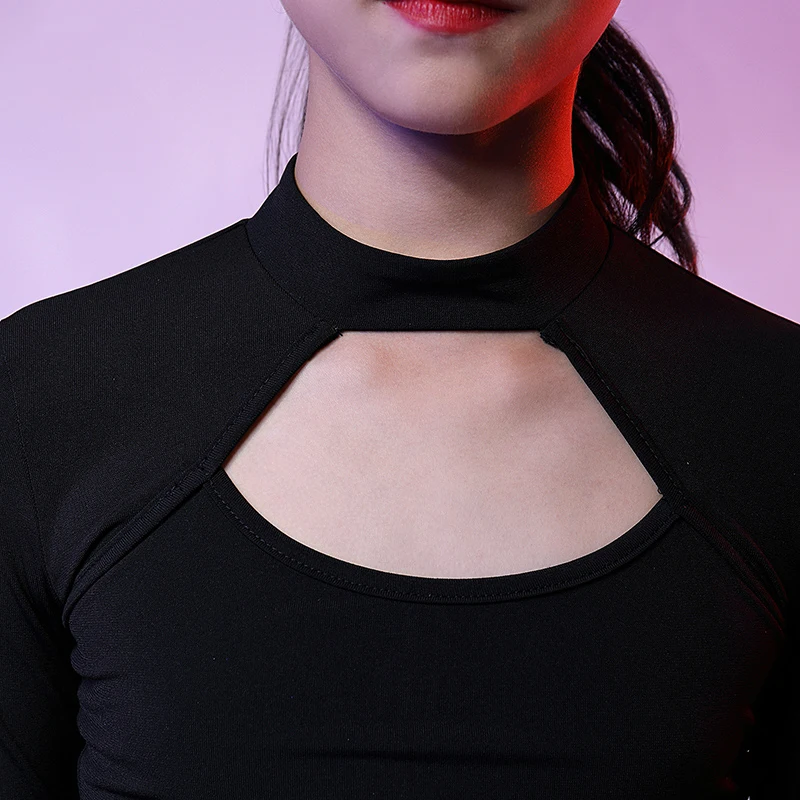 Латиноамериканские костюмы для девочек детская тренировочная одежда с длинным