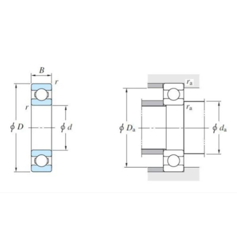 8 штук высокое Скорость Pro Лонгборд Skateboar подшипники Cr Mo Сталь ABEC 9 608RS Sakting