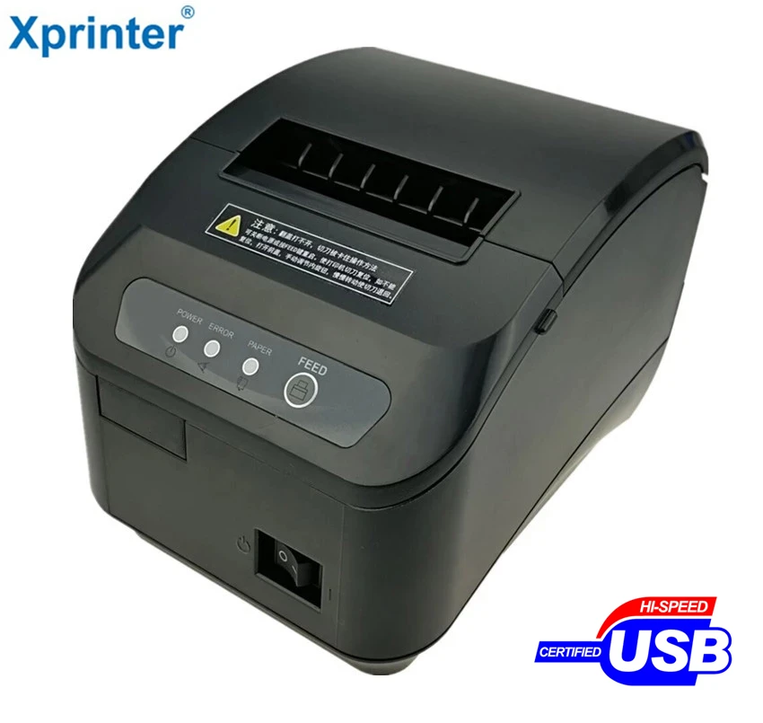 

XP-Q200II High quality 80mm thermal receipt pos printer automatic cutting machine printing speed Fast USB+Serial/Ethernet port