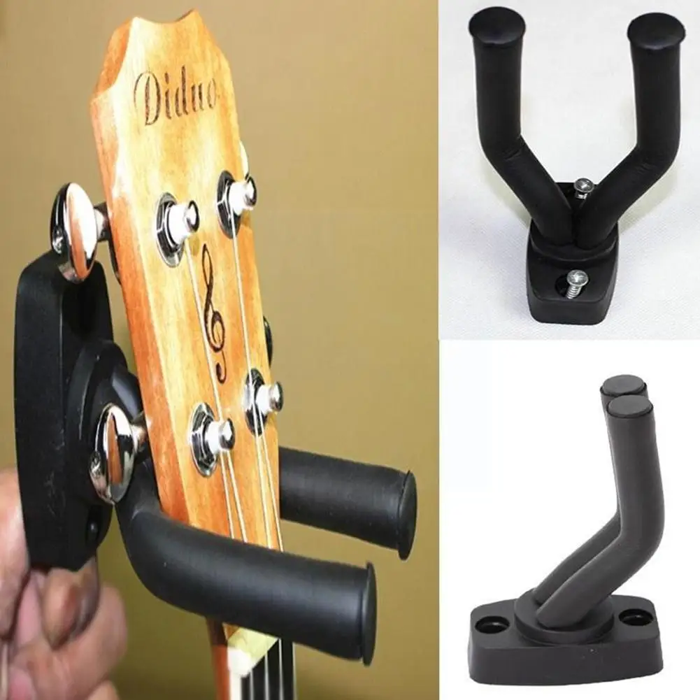 

Wall Mount Guitar Hanger Hook Non-slip Holder Stand For Acoustic Guitar Ukulele Violin Bass Guitar Instrument Accessories Y3s4