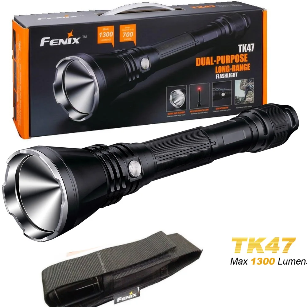 Fenix TK47 1300 люмен 2300 футов луч двойной-porpose светодиодный фонарик | Лампы и освещение