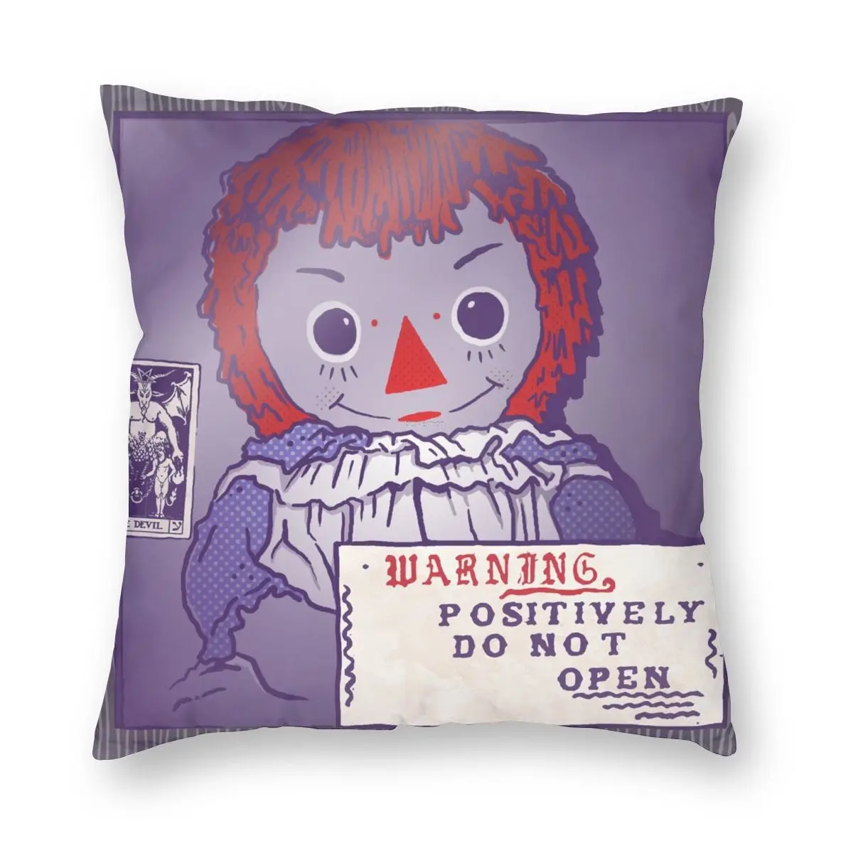 

Подушка Demonic Dolly Annabelle, фотография, фотография, Декор, искусственная подушка, чехол для телефона 18 дюймов