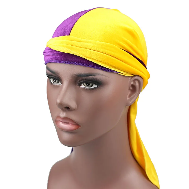 Двухцветный бархат durag |