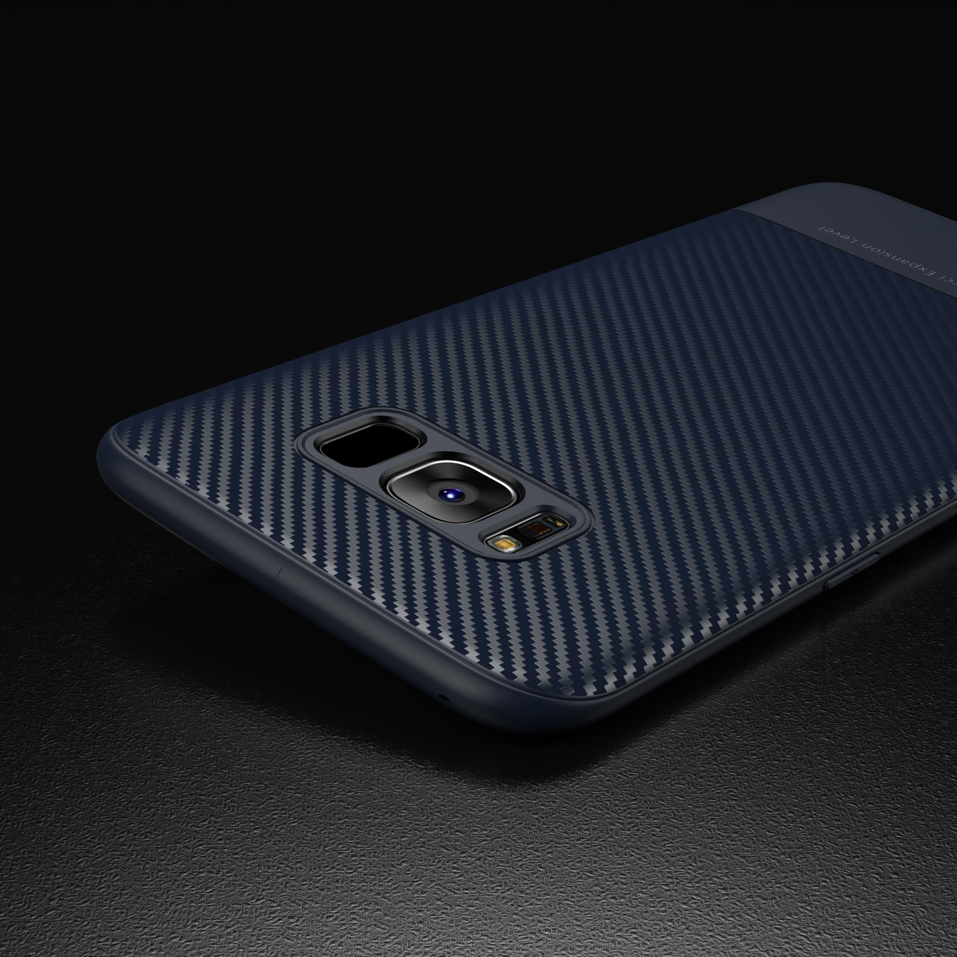 Чехол для SAMSUNG Galaxy S8 противоударный чехол из углеродного волокна флип кейс