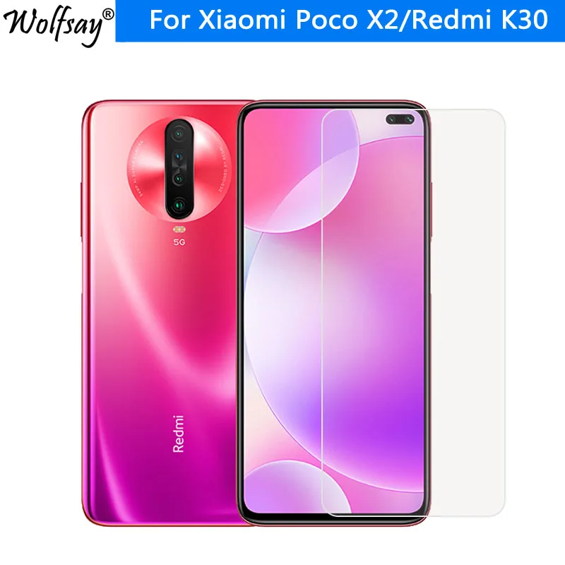 2 шт. для Xiaomi Redmi K30 защитное стекло Poco X2 стеклянная пленка 4A 6 6A 7A 8 8A Note T 7 Pro|screen