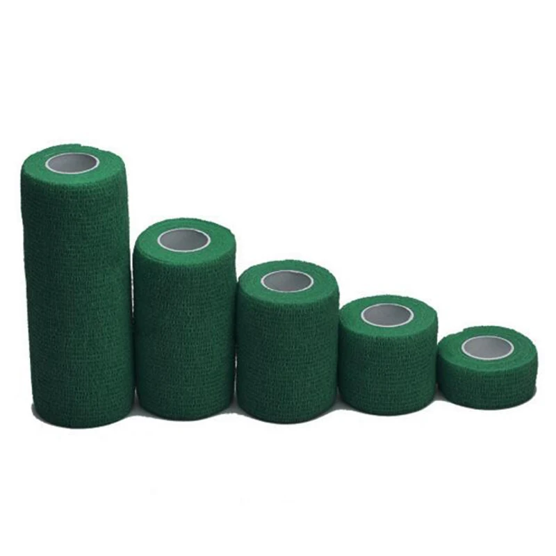 Color as shown 1Pcs Protective Self-adhesive Elastic Bandage Color Non-woven Self-adhesive Bandage Tattoo Bandage Medical Tape For Camping Sports - Цвет: Color as shown