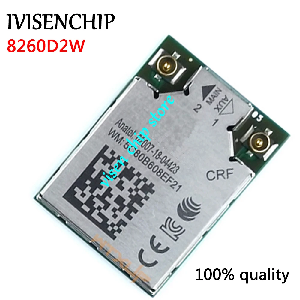 1pcs Used test 100% work 9560D2W AX201D2W 7265D2W 8260D2W 8265D2W WIFI Bluetooth Module Wireless Network Card Notebook Modul - купить по