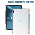 Чехол из ТПУ для Huawei MatePad Pro 10,8 2019 2021, силиконовый мягкий прозрачный чехол из ТПУ, задняя крышка для Huawei MatePad 10,4 10,8, чехол