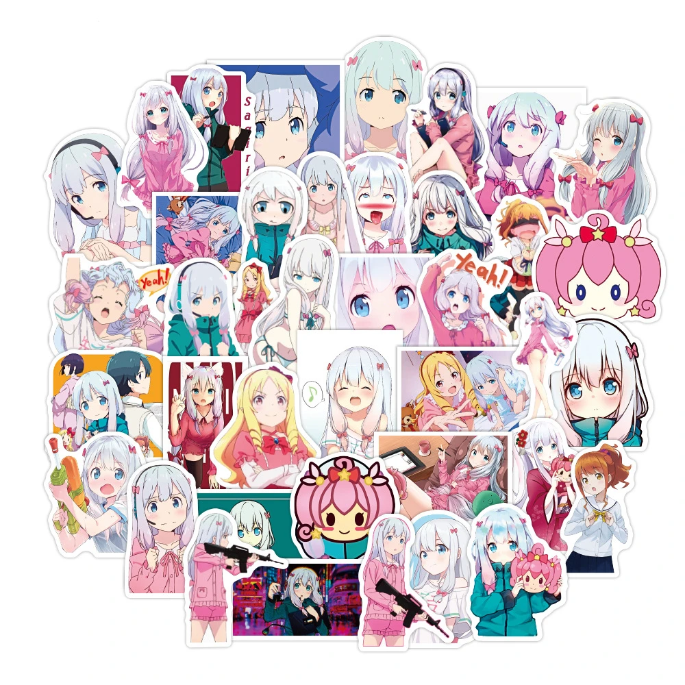 

10 / 30 / 50pcs Japanese Animation Elomana Teacher Graffiti Sticker Cartoon Trunk Waterproof Sticker Wholesale