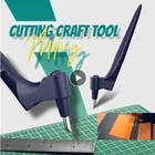 Режущие инструменты вращающееся на 360 градусов лезвие резак для бумаги 3 Сменное лезвие ремесленный режущий нож DIY Искусство износостойкость аксессуары для резки