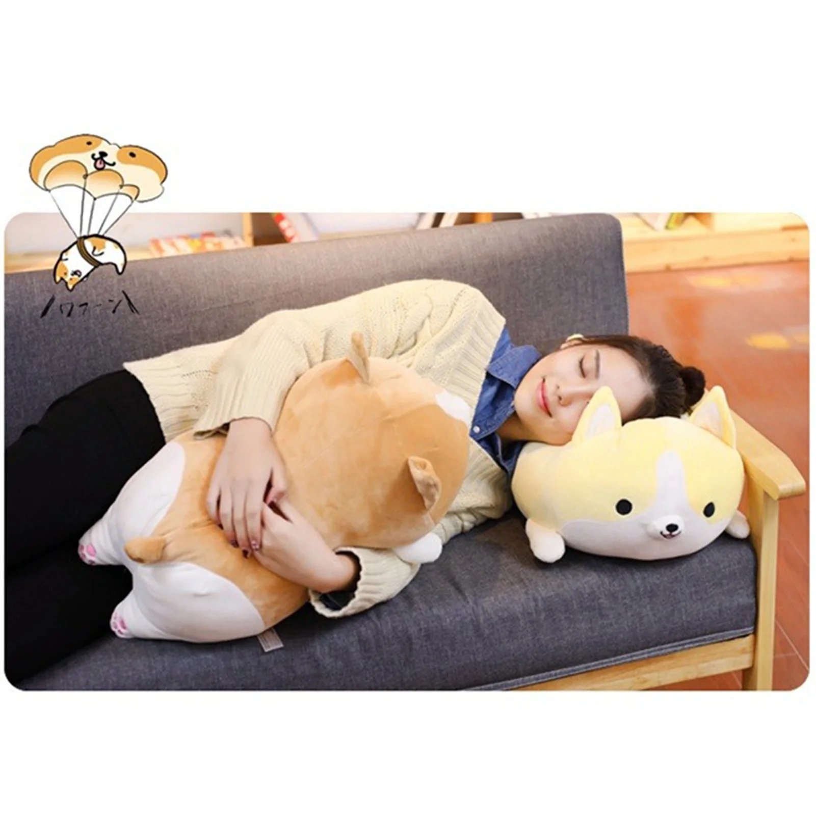 

35cm Cute Corgi Dog Plush Toy Stuffed Soft Animal Cartoon Pillow Lovely Christmas Gift For Kids Kawaii Valentine Present