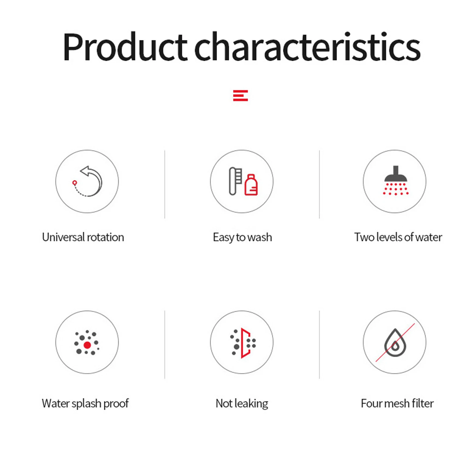 

720 Degree Swivel Faucet Aerator Universal Splash Filter Faucet Spray Head Kitchen Tap Water Saving Nozzle Movable Brass Sprayer
