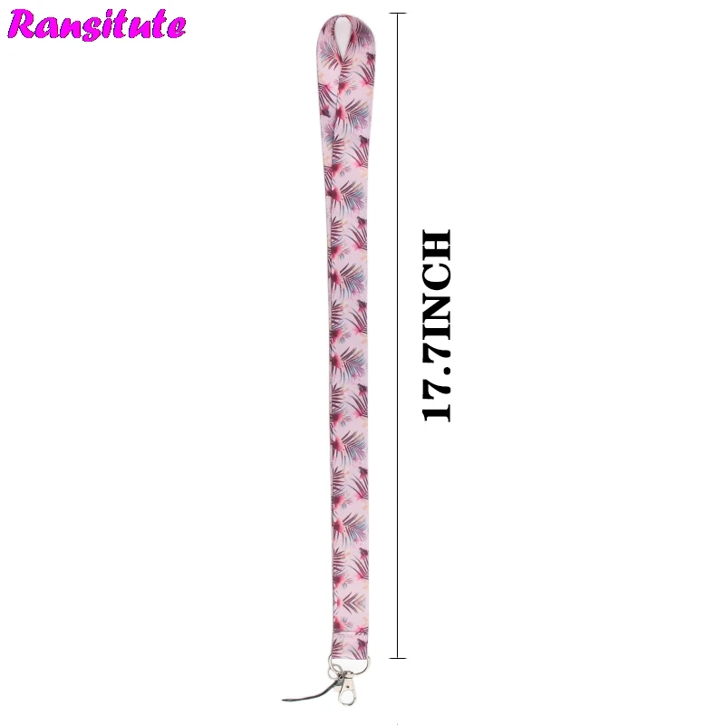 Ransitute R502 Гавайские листья КЛЮЧИ ID карты ТРЕНАЖЕРНЫЙ зал Мобильный телефон ремни