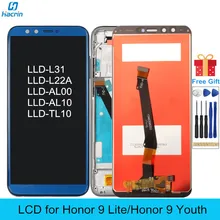 LCD for Honor 9 Lite Display LCD with Frame Touch Screen Replacement for Huawei Honor 9 Lite LLD L31 L22A Display 100% tested