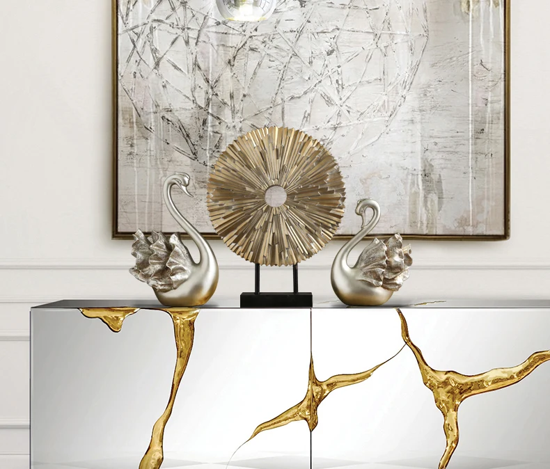 

Deer Ornaments Home Jewelry American Living Room TV Cabinet Wine Cabinet Point Handicraft Home Decoration Office Soft Decoration