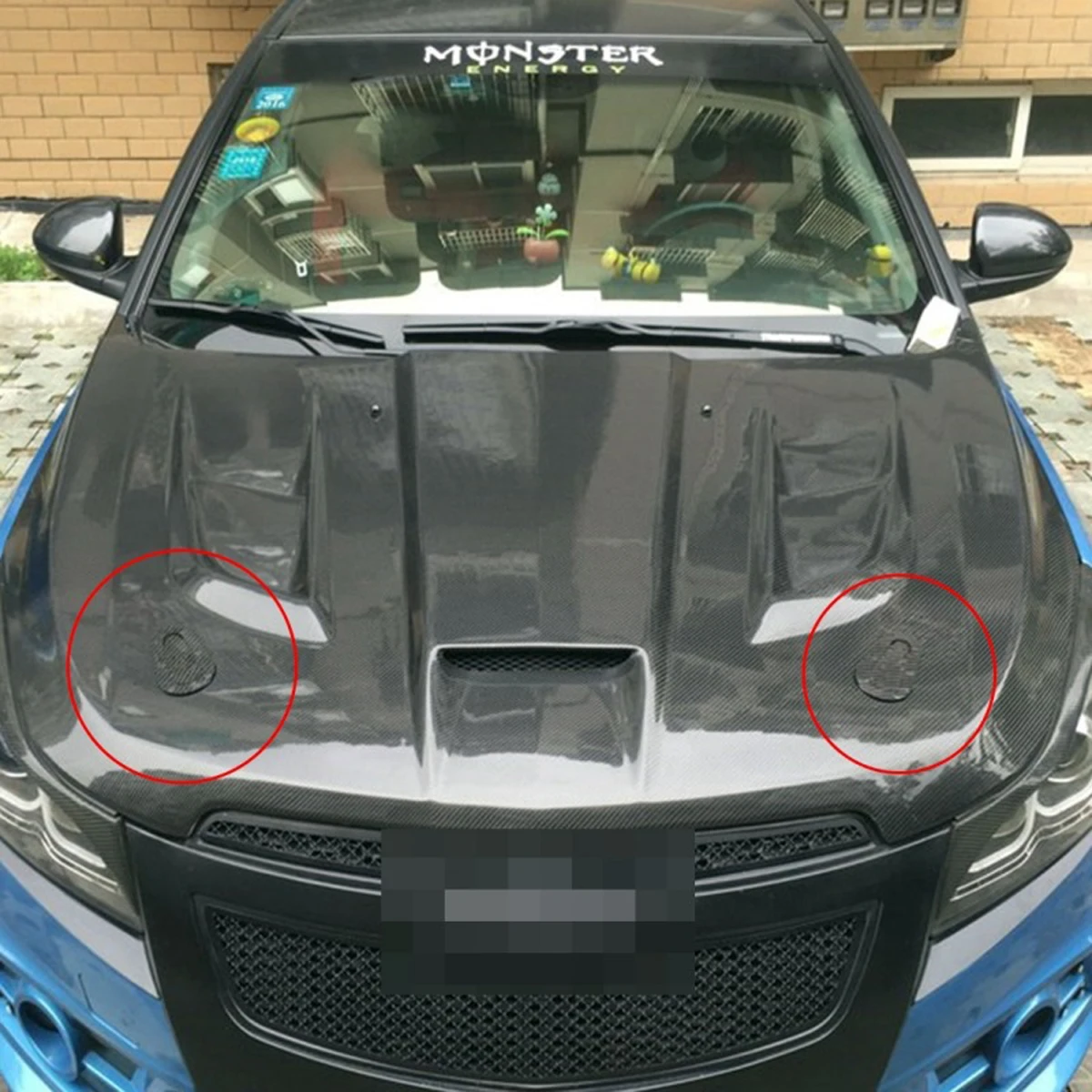 Гоночный автомобиль из углеродного волокна цветной колпачок Pin Plus заподлицо Защелка комплект замок с ключами