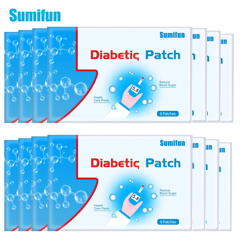 

Sumifun 120Pcs/20 Bags Diabetic Patch Chinese Natural Herbal Medications Treatment Cure Diabetes Reduce High Blood Sugar Product