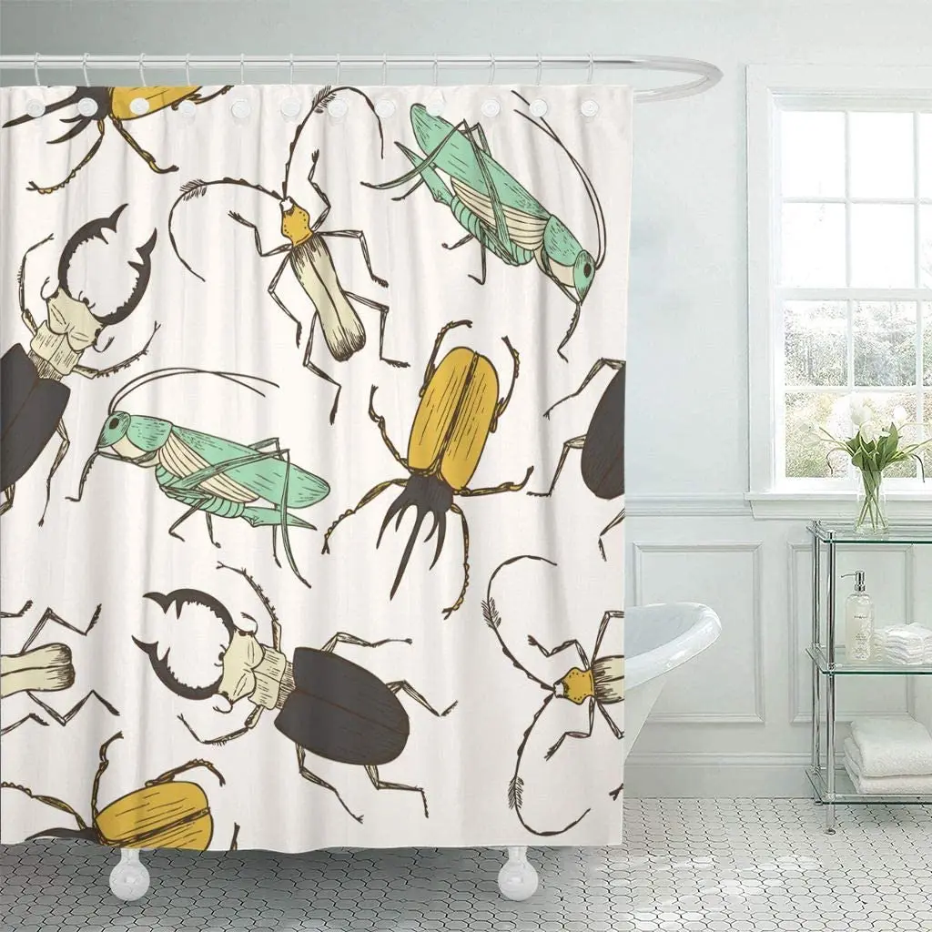 Ткань с крючками коричневый мультяшный жук Забавный Кузнечик оленец идеальная