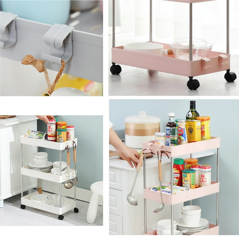 2/3/4 слойная узкая коробка для хранения многофункциональная полка большой