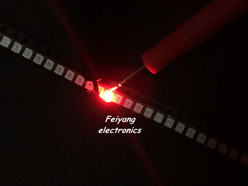 100 шт. супер яркий 3528 1210 SMD светодиодный красный/зеленый/синий/желтый/белый/теплый